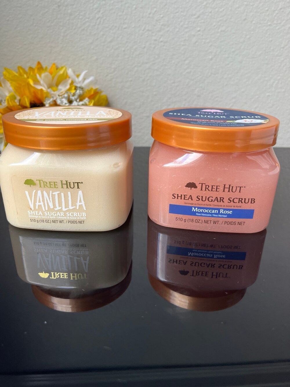 Tree Hut VANILLA & MOROCCAN ROSE Shea Sugar Scrub Duo Set - 2 Pack